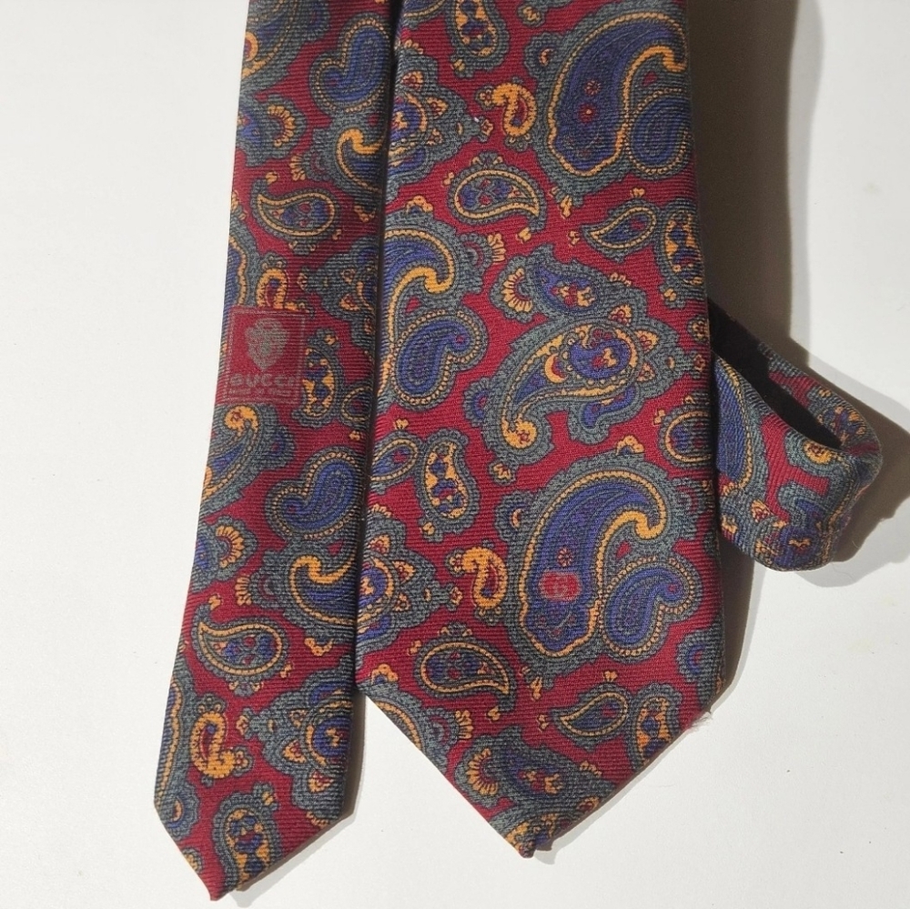 Gucci Vintage Silk Tie